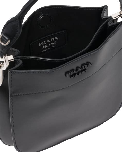 prada margit shoulder small black|Prada Livermore.